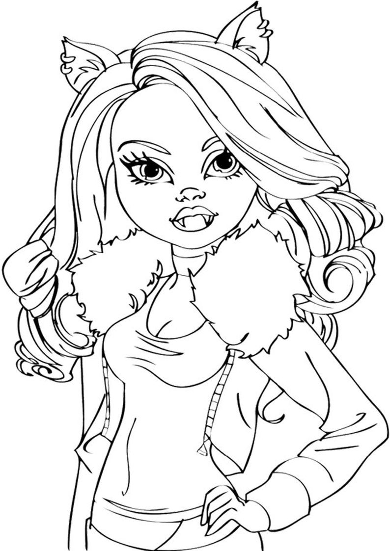 Monster High kolorowanki